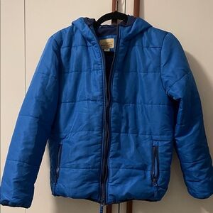 Blue Kids Puffer Jacket